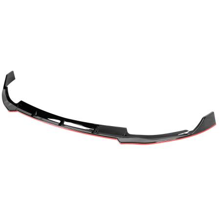 Spec'D Tuning Products - Spec-D 2019-2021 Mercedes Benz W205 C Class Glossy Black/Red Trim 3PC Front Bumper Lip Splitter Kit