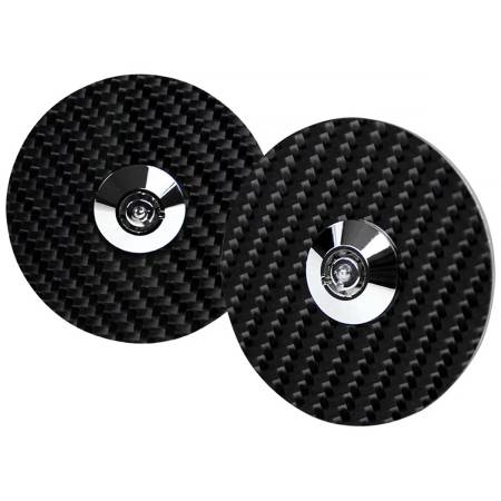 Spec'D Tuning Products - Spec-D Universal Racing Style 2.5" Carbon Fiber Hood Lock Latch Pins w/ Keys