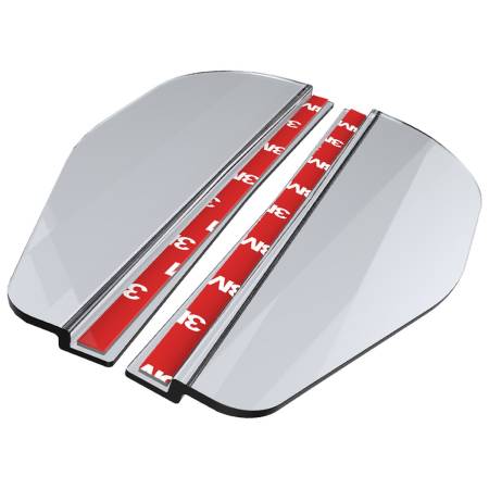 Spec'D Tuning Products - Spec-D Universal Clear PVC Plastic Side Mirror Visors - 2PC