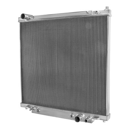 Spec'D Tuning Products - Spec-D 1999-2004 Ford F-250/ F-350/ F-450/ F53 6.8L V10/ 7.3L V8 Diesel 3-Row Aluminum Performance Radiator