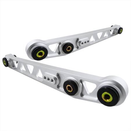Spec'D Tuning Products - Spec-D 1996-2000 Honda Civic T-6061 Aluminum Polyurethane Bushing Adjustable Rear Lower Control Arms