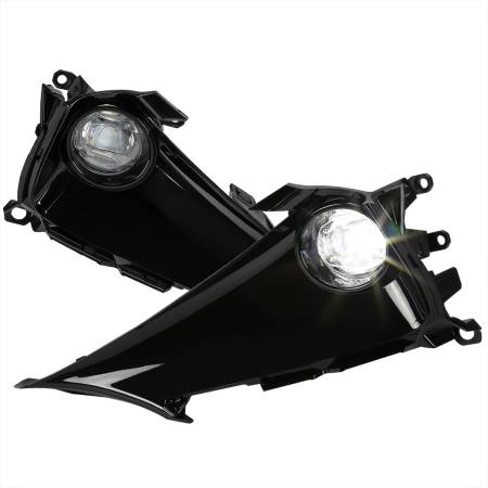 Spec'D Tuning Products - Spec-D 2019-2021 Toyota Corolla Hatchback LED Fog Lights Kit (Chrome Housing/Clear Lens)