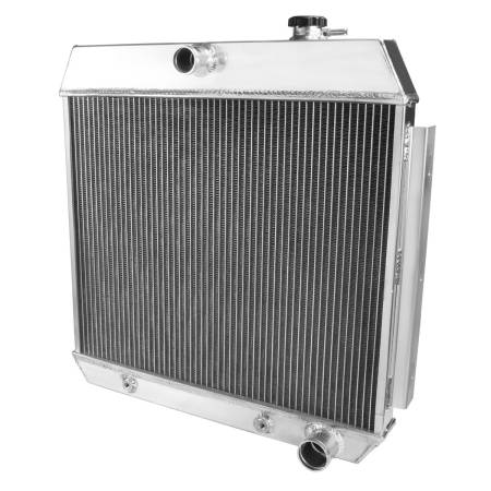 Spec'D Tuning Products - Spec-D 1955-1957 Chevrolet Bel Air/Nomad/Del Ray/150/210 V8 MT Aluminum 3-Row Performance Radiator