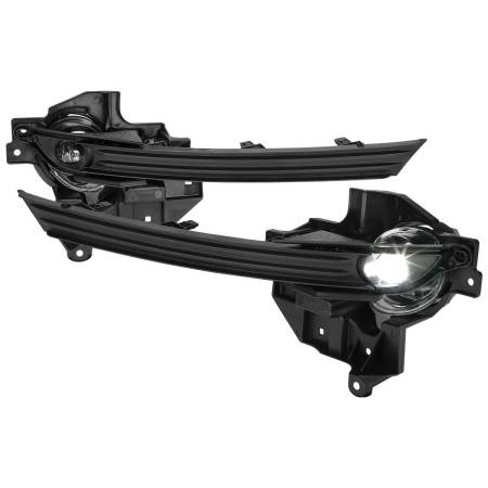 Spec'D Tuning Products - Spec-D 2017-2019 Mazda CX-5 LED Fog Lights Kit (Chrome Housing/Clear Lens)