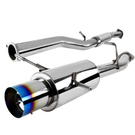Spec'D Tuning Products - Spec-D 2002-2007 Subaru Impreza WRX STI 2.0L/2.5L T-304 Stainless Steel N1 Style Catback Exhaust System w/ Burnt Tip