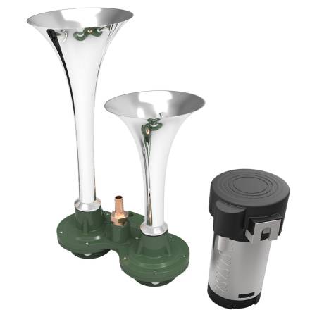Spec'D Tuning Products - Spec-D Chrome 115db x2 Air Horn w/ Compressor Kit