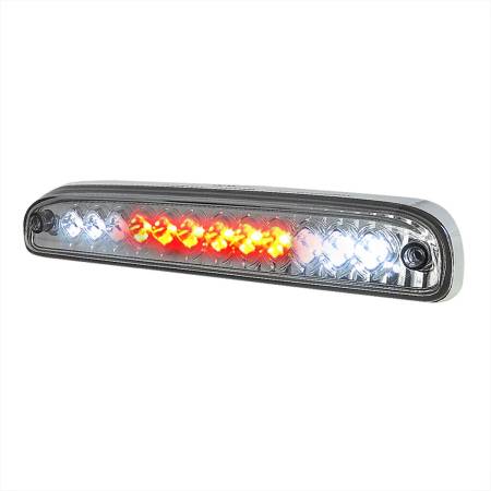 Spec'D Tuning Products - Spec-D 1993-2016 Ford F-250/F-350/F-450/F-550/Ranger Mazda B Series Pickup LED 3rd Brake Tail Light (Chrome Housing/Clear Lens)