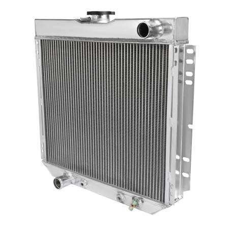 Spec'D Tuning Products - Spec-D 1963-1977 Ford Mustang/Maverick/Falcon Mercury Comet/Cougar Aluminum 3-Row Performance Radiator