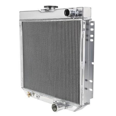 Spec'D Tuning Products - Spec-D 1963-1970 Ford Mustang/Fairlane/Falcon/Galaxie/Torino Mercury Cougar V8 Aluminum 3-Row Performance Radiator