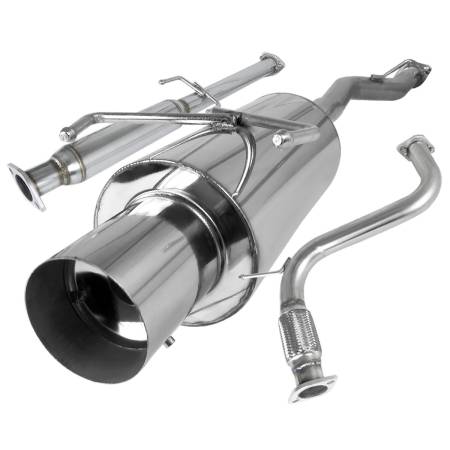 Spec'D Tuning Products - Spec-D 1994-1997 Honda Accord 4CYL T-304 Stainless Steel N1 Style Catback Exhaust System