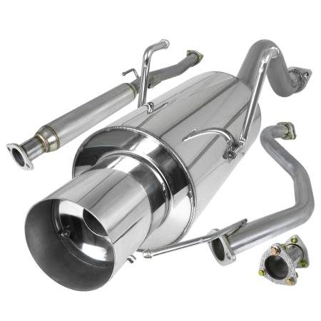 Spec'D Tuning Products - Spec-D 1994-2001 Acura Integra Hatchback GS-R T-304 Stainless Steel N1 Style Catback Exhaust System