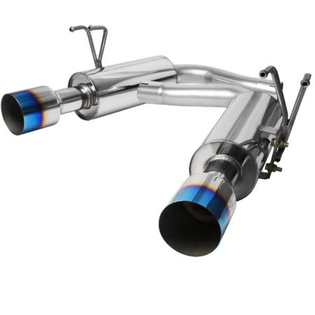 Spec'D Tuning Products - Spec-D 2016-2021 Honda Civic Sedan 1.5L Turbo Stainless Steel Catback Exhaust System (Burnt Tip)