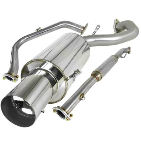 Spec'D Tuning Products - Spec-D 1995-1999 Mitsubishi Eclipse Non-Turbo T-304 Stainless Steel N1 Style Catback Exhaust System