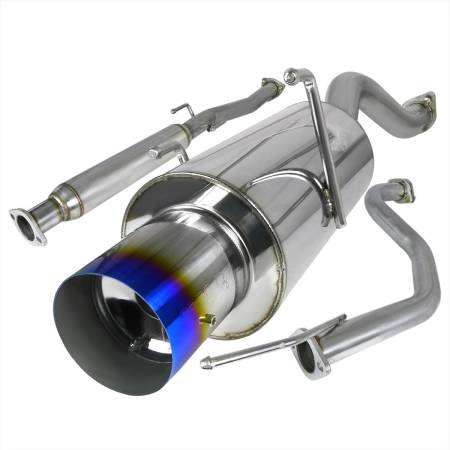 Spec'D Tuning Products - Spec-D 1994-2001 Acura Integra Hatchback LS/RS/GS T-304 Stainless Steel N1 Style Catback Exhaust System w/ Burnt Tip