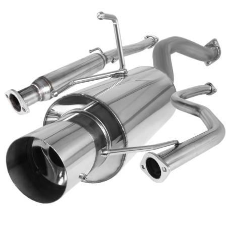 Spec'D Tuning Products - Spec-D 1992-2000 Honda Civic T-304 Stainless Steel N1 Style Catback Exhaust System