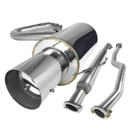Spec'D Tuning Products - Spec-D 2005-2010 Scion tC T-304 Stainless Steel N1 Style Catback Exhaust System