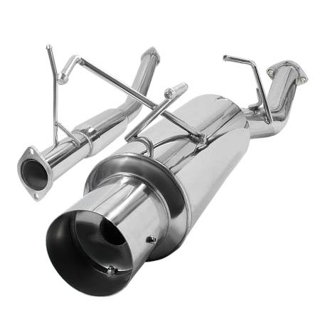 Spec'D Tuning Products - Spec-D 1989-1994 Nissan 240SX S13 T-304 Stainless Steel N1 Style Catback Exhaust System