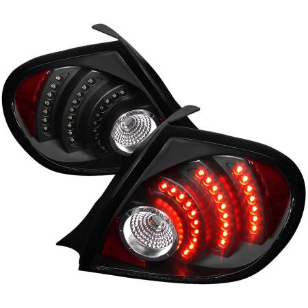 Spec'D Tuning Products - Spec-D 2003-2005 Dodge Neon LED Tail Lights (Matte Black Housing/Clear Lens)