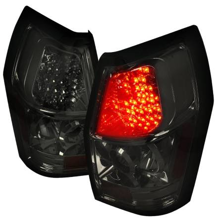 Spec'D Tuning Products - Spec-D 2005-2008 Dodge Magnum LED Tail Lights (Chrome Housing/Smoke Lens)
