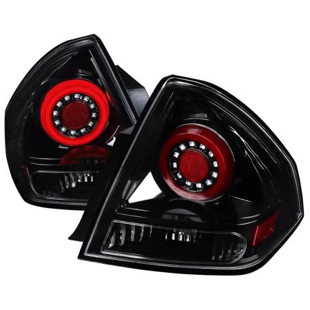 Spec'D Tuning Products - Spec-D 2006-2013 Chevrolet Impala/ 2014-2016 Impala Limited LED Tail Lights (Jet Black Housing/Clear Lens)