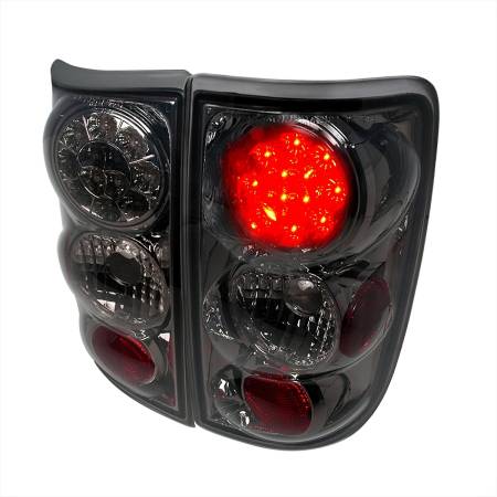 Spec'D Tuning Products - Spec-D 1995-2004 Chevrolet Blazer/S10 GMC Jimmy/Envoy Oldmosbile Bravada LED Tail Lights (Chrome Housing/Smoke Lens)