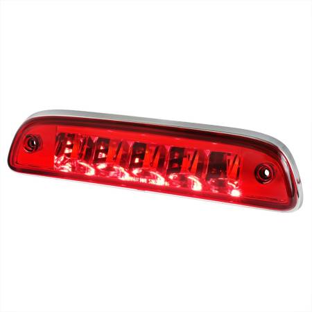 Spec'D Tuning Products - Spec-D 1995-2017 Toyota Tacoma LED 3rd Brake Light (Chrome Housing/Red Lens)