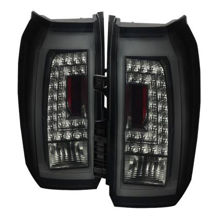 Spec'D Tuning Products - Spec-D 2015-2020 GMC Yukon/Yukon XL Denali SLE/SLT LED Tail Lights (Glossy Black Housing/Smoke Lens)