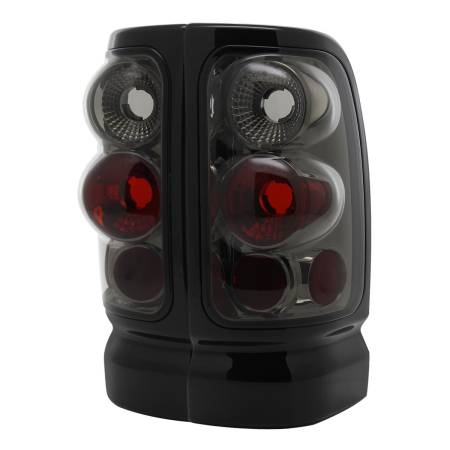 Spec'D Tuning Products - Spec-D 1994-2002 Dodge RAM Tail Lights (Chrome Housing/Smoke Lens)