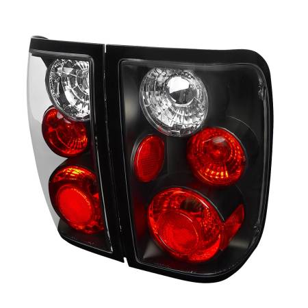 Spec'D Tuning Products - Spec-D 2001-2005 Ford Ranger Tail Lights (Matte Black Housing/Clear Lens)