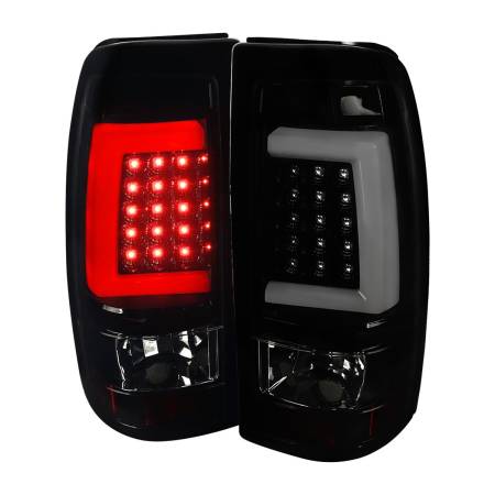 Spec'D Tuning Products - Spec-D 2003-2006 Chevrolet Silverado LED Tail Lights - G2 (Glossy Black Housing/Smoke Lens)