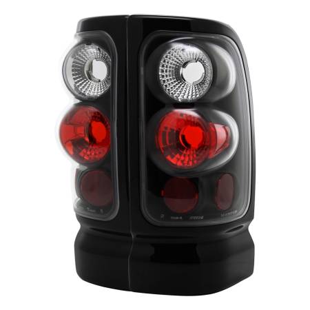 Spec'D Tuning Products - Spec-D 1994-2002 Dodge RAM Tail Lights (Matte Black Housing/Clear Lens)