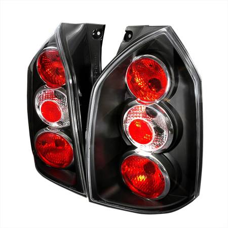 Spec'D Tuning Products - Spec-D 2004-2009 Hyundai Tucson Tail Lights (Matte Black Housing/Clear Lens)