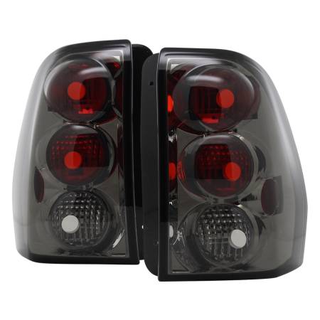 Spec'D Tuning Products - Spec-D 2002-2009 Chevrolet Trailblazer Tail Lights (Chrome Housing/Smoke Lens)