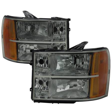 Spec'D Tuning Products - Spec-D 2010-2014 Ford Mustang Factory Style Headlights (Matte Black Housing/Clear Lens)