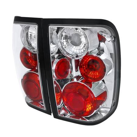 Spec'D Tuning Products - Spec-D 2001-2005 Ford Ranger Tail Lights (Chrome Housing/Clear Lens)