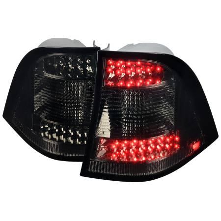 Spec'D Tuning Products - Spec-D 1998-2005 Mercedes Benz W163 M Class LED Tail Lights (Chrome Housing/Smoke Lens)