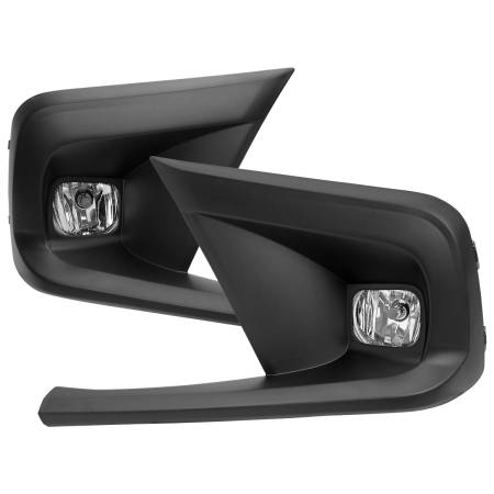 Spec'D Tuning Products - Spec-D 2022-2023 Honda Civic Sedan/Hatchback H8 Bumper Fog Lights Kit (Chrome Housing/Clear Lens)