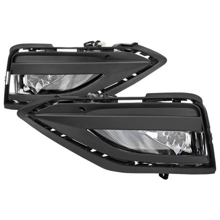Spec'D Tuning Products - Spec-D 2019-2021 Volkswagen Jetta H11 Fog Lights Kit (Chrome Housing/Clear Lens)