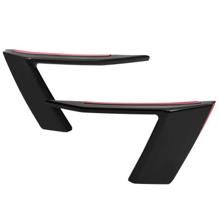 Spec'D Tuning Products - Spec-D 2018-2022 Ford Mustang GT/Ecoboost Front Bumper Fog Light Vent Canards Cover