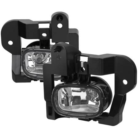 Spec'D Tuning Products - Spec-D 2021-2023 Nissan Rogue/Frontier/X-Trail H16 Fog Lights Kit (Chrome Housing/Clear lens)