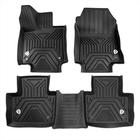 Spec'D Tuning Products - Spec-D 2019-2022 Toyota RAV4 3PC All Weather Black TPE Floor Mats