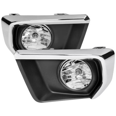 Spec'D Tuning Products - Spec-D 2021-2022 Chevrolet Colorado Fog Lights Kit (Chrome Housing/Clear Lens)