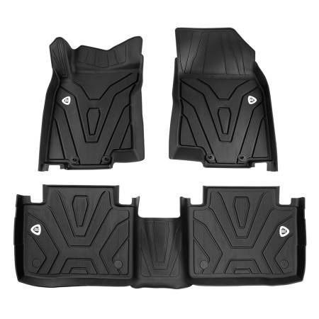 Spec'D Tuning Products - Spec-D 2014-2020 Nissan Rogue All Weather TPE 3 PC Black Floor Mats