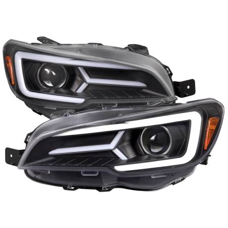 Spec'D Tuning Products - Spec-D 2015-2021 Subaru Impreza WRX STI LED Bar Sequential Turn Signal (Matte Black Housing/Clear Lens)