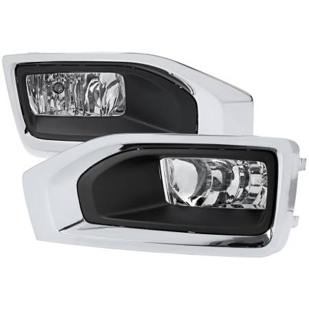 Spec'D Tuning Products - Spec-D 2015-2018 GMC Yukon/Yukon XL Bumper Fog Lights Kit (Chrome Housing/Clear Lens)