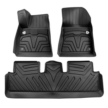 Spec'D Tuning Products - Spec-D 2017-2022 Tesla Model 3 All Weather 3PC TPE Floor Mats