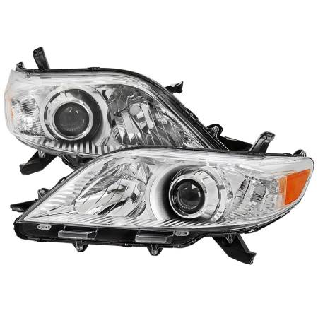 Spec'D Tuning Products - Spec-D 2011-2020 Toyota Sienna Projector Headlights (Chrome Housing/Clear Lens)