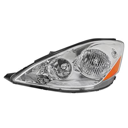 Spec'D Tuning Products - Spec-D 2006-2010 Toyota Sienna Factory Style Driver/Left Headlight w/ Amber Reflector (Chrome Housing/Clear Lens)