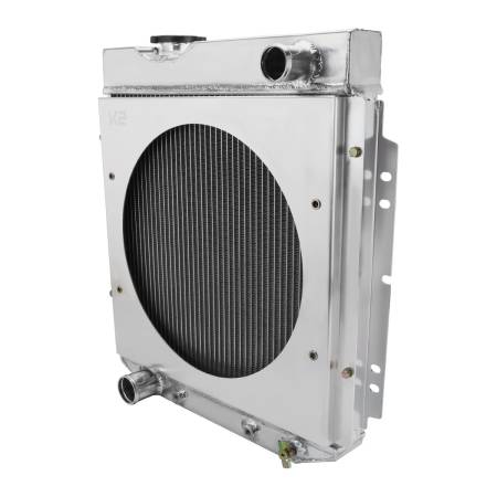 Spec'D Tuning Products - Spec-D 1960-1966 Ford Falcon/Mustang/Ranchero / 1961-1965 Mercury Comet 3 Row Radiator with Fan Shroud Design