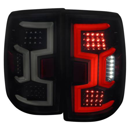 Spec'D Tuning Products - Spec-D 2019-2022 Dodge RAM 2500/3500 LED Sequential Signal Tail Lights (Glossy Black Housing/Dark Smoke Lens)